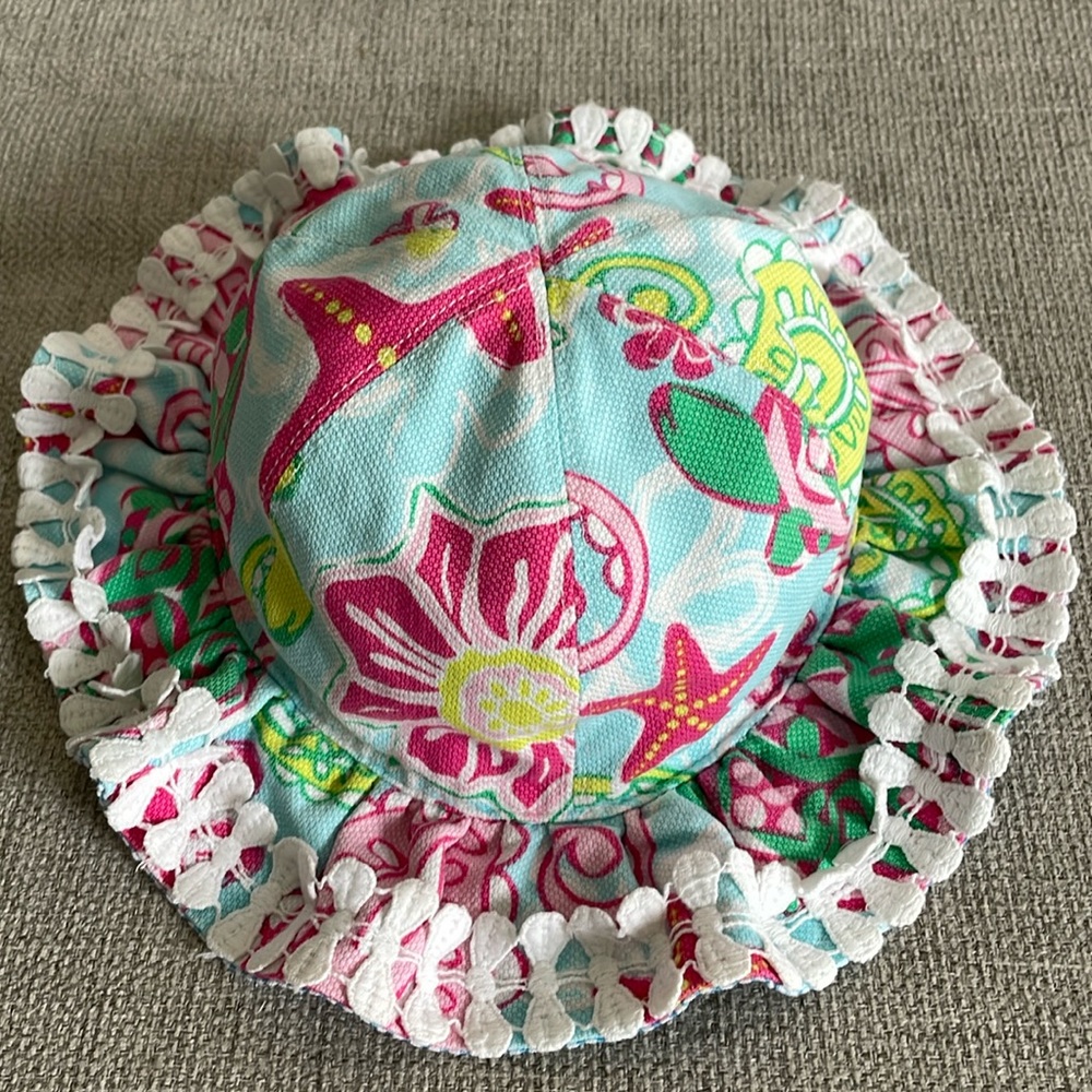 Mud Pie baby beach hat, size 12 month to 2T